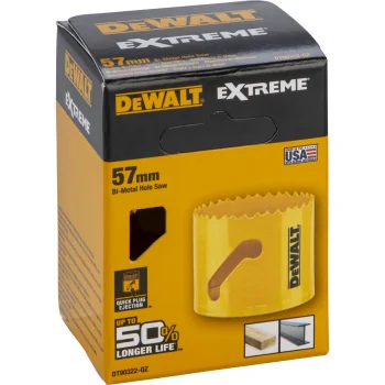 Kiaurymių pjūklas DeWalt DT90322-QZ Bi-Metal Extreme, 57 mm