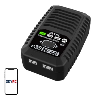 SkyRC e3S 2S/3S akumuliatorių įkroviklis LiPo / LiHV / LiFe
