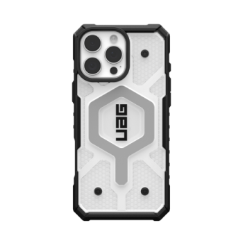 UAG Pathfinder Clear MagSafe dėklas iPhone 16 Pro Max, baltas
