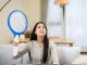 Electric Fly Swatter with LED Light for Insects, Mosquitoes and Flies