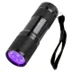 UV prožektorius Wozinsky WLD-9L IP65 pėdsakų paieškai, 9 LED, juodas