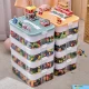 Stackable 5-Tier Storage Organizer for Lego and Building Blocks, blue