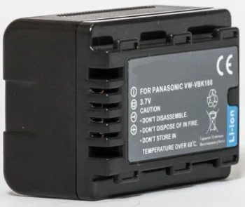 Extra Digital Battery for Panasonic VW-VBK180, 1790mAh
