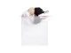 Mesh Laundry Bag for Delicates with Zipper 30x40cm, White