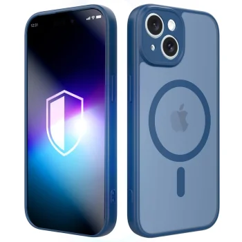 3mk Misty MagCase for iPhone 14, Blue