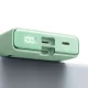 Powerbank Joyroom JR-PBM01 magnetic 10000mAh 20W with stand + Lightning cable - USB-C - green
