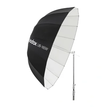 Parabolinis atspindintis skėtis Godox UB-165W, baltas, 165 cm