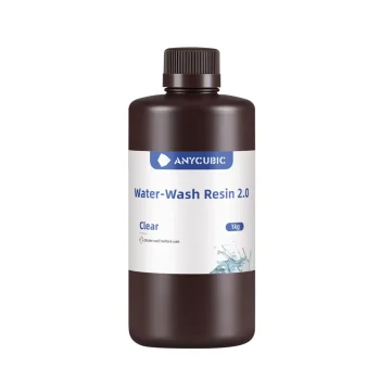 3D spausdintuvų derva Anycubic Water Washable Resin 2.0 Clear