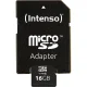 „Intenso“ 16 GB microSDHC atminties kortelė Class 10 su adapteriu