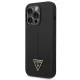 Guess dėklas iPhone 14 Pro Max telefonui Silicone Triangle, juodas
