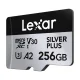 Atminties kortelė Lexar High-Performance Silver Plus microSDXC 256GB + adapteris