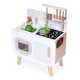 Medinė žaislinė virtuvėlė su priedais ECOTOYS 128617