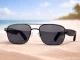 Smart Bluetooth Audio Glasses with Built-in Speakers and Mic, Black