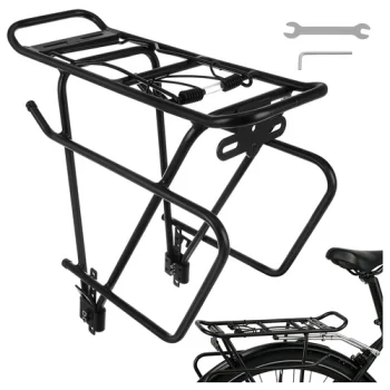 Universalus aliumininis dviračio bagažinė Trizand, 25 kg, 38x13,5x35 cm
