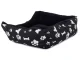 Large pet bed with cushion, XL, 62x48x15 cm