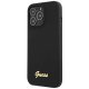 Guess Silicone Script dėklas, skirtas iPhone 13 Pro Max, juodas
