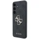 Dėklas Guess Leather 4G Metal Logo, skirtas Samsung Galaxy S26 FE, juodas