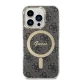Dėklo ir įkroviklio rinkinys Guess GUBPP14LH4EACSK, skirtas iPhone 14 Pro, juodas