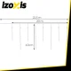 LED varveklių girlianda Izoxis 500 LED 22.5m IP44, šaltai balta
