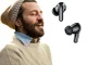 Belaidės Bluetooth į ausis įstatomos ausinės su LED dėklu ir mikrofonu, juodos