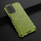 Dėklas Honeycomb su TPU rėmeliu telefonui Xiaomi Poco F3 / Redmi K40 / K40 Pro, žalias