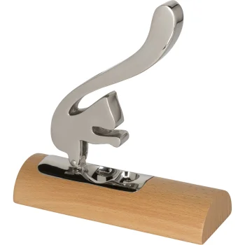 Alessi Scoiattolo AB13 Nutcracker, 12 x 7 x 24 cm, Wood and Stainless Steel