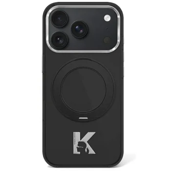 Karl Lagerfeld MagSafe dėklas iPhone 17 Pro Max / 18 Pro Max, juodas