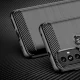 Lankstus dėklas Motorola Moto G Power 2022 Carbon Case, juodas