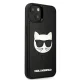 Karl Lagerfeld Ikonik 3D Rubber dėklas iPhone 13 mini, Juodas
