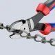 Sustiprintos šoninio kirpimo replės KNIPEX 74 02 180, 180 mm