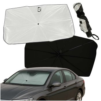 Foldable Car Windshield Sunshade Umbrella 65x110cm