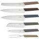 Peilių blokas su peiliais Victorinox Swiss Modern, 6 dalių, įvairiaspalvis