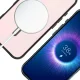3mk iPhone 16 dėklas Satin Armor MagCase su MagSafe, skaidrus su juodu rėmeliu