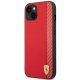Ferrari dėklas dėklas iPhone 14 Plus telefonui, raudonas