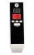 Digital Breathalyzer with Clock, Alarm and Thermometer, Black/White