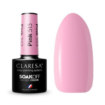Claresa Pink 513 Hybrid Gel Nail Polish, 5g