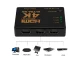 HDMI jungiklis daliklis 3x1 4K UHD su IR nuotolinio valdymo pultu