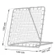 Futbolo treniruočių atšokėjas Neo-Sport 1490, 120x120 cm