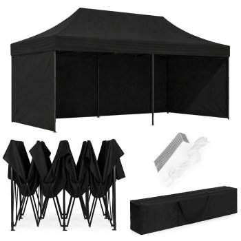 Automatinė renginių palapinė MultiGarden 3x6m, juoda