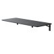 Maclean MC-128 B Folding Shelf / Table, 100x40cm, Black