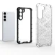 Hibridinis apsauginis dėklas Samsung Galaxy S23+ Honeycomb, juodas
