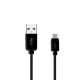 SBS USB-A - USB-C laidas 1m, juodas