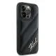 Karl Lagerfeld dėklas iPhone 13 Pro Max Diagonal Quilted Script, juodas