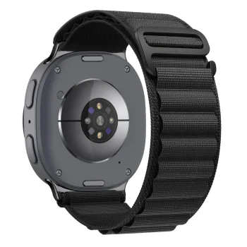 Tech-Protect Nylon Pro dirželis laikrodžiui Samsung Galaxy Watch (40/44/46 mm), juodas