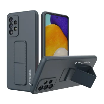 Dėklas su stovu Wozinsky Kickstand Case telefonui Samsung Galaxy A73, tamsiai mėlynas