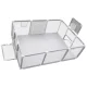 Baby Playpen with Basketball Hoop and Football Goal, 120x180 cm
