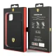 Ferrari dėklas iPhone 14 telefonui Silicone Metal Logo, juodas