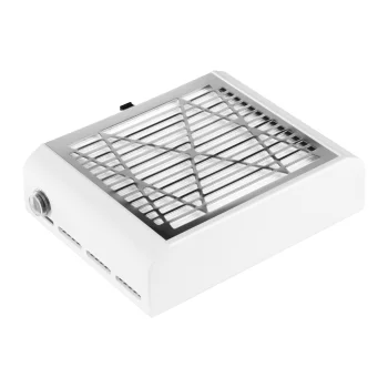 Momo J-23 Cassette Nail Dust Collector, 40W, White/Silver