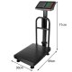 Elektroninės sandėlio svarstyklės iki 150 kg, modelis 109017