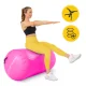 Inflatable Gymnastics Roller 4FIZJO Air Barrel 100 x 75 cm, Blue